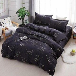 Bộ Ga Gối 3 Món Poly Cotton bọc đệm 1m6x2m,được chọn mẫu,cung hoàng đạo