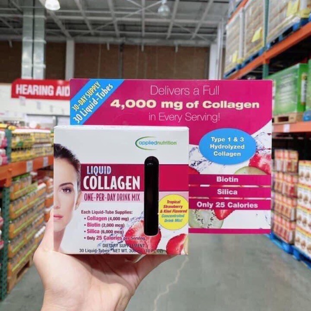 Collagen Uống Trắng Da Liquid Collagen One-Per-Day Drink Mix Mỹ - 300ml - Hộp 30 Ống