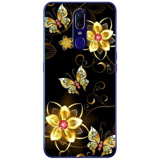 Ốp lưng OPPO F11, F11 Pro in hình Hoa bướm vàng