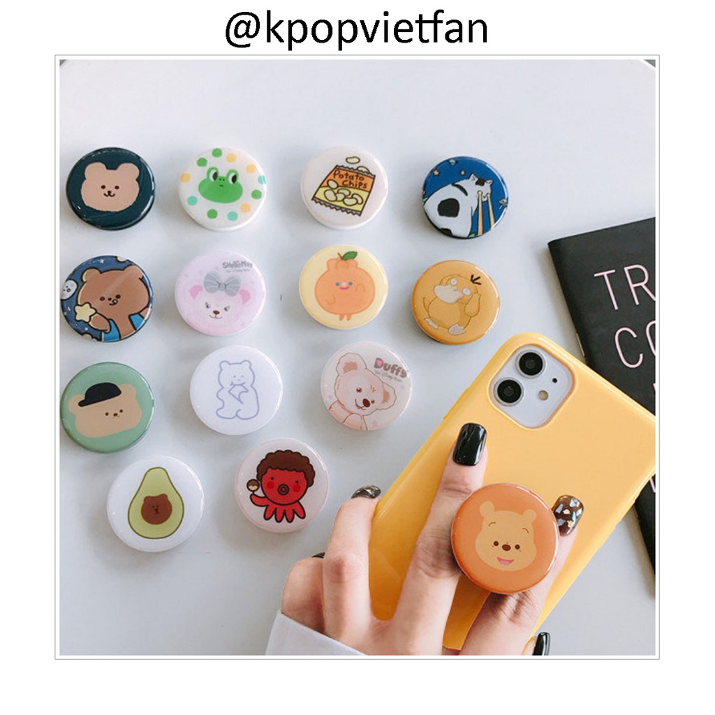 Chống điện thoại Popsocket in bóng đáng yêu | WebRaoVat - webraovat.net.vn