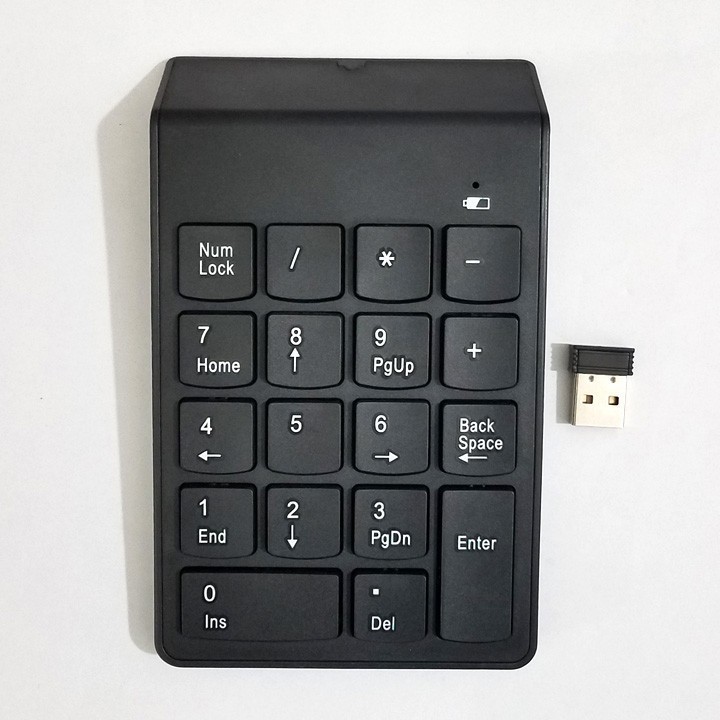 [Mã ELHAMSO giảm 10% đơn 100K] Bàn phím số không dây Mini Numeric Keypad PC12