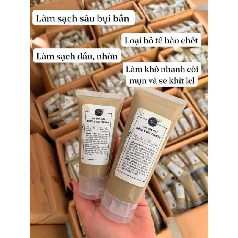 tuýp nhỏ sửa rửa mặt đong y(kết hợp cao mụn sâm đo) | BigBuy360 - bigbuy360.vn