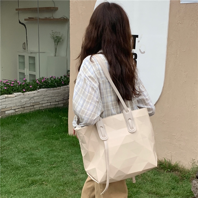 Túi Đeo Vai Họa Tiết Hình Học Độc Đáo Thời Trang Cho Nữ