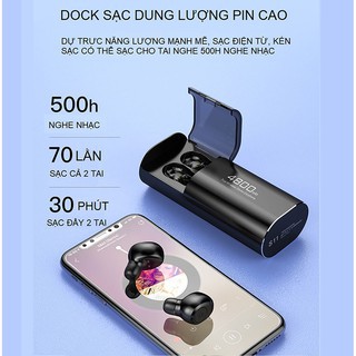 Tai nghe Bluetooth Kiêm Sạc Dự Phòng S11 TWS 4800mAh - Chống nước IPX5- Nghe nhạc lên đến 90h