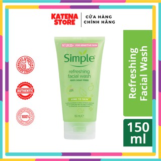 Sữa rửa mặt Simple Refreshing Facial Wash 150ml