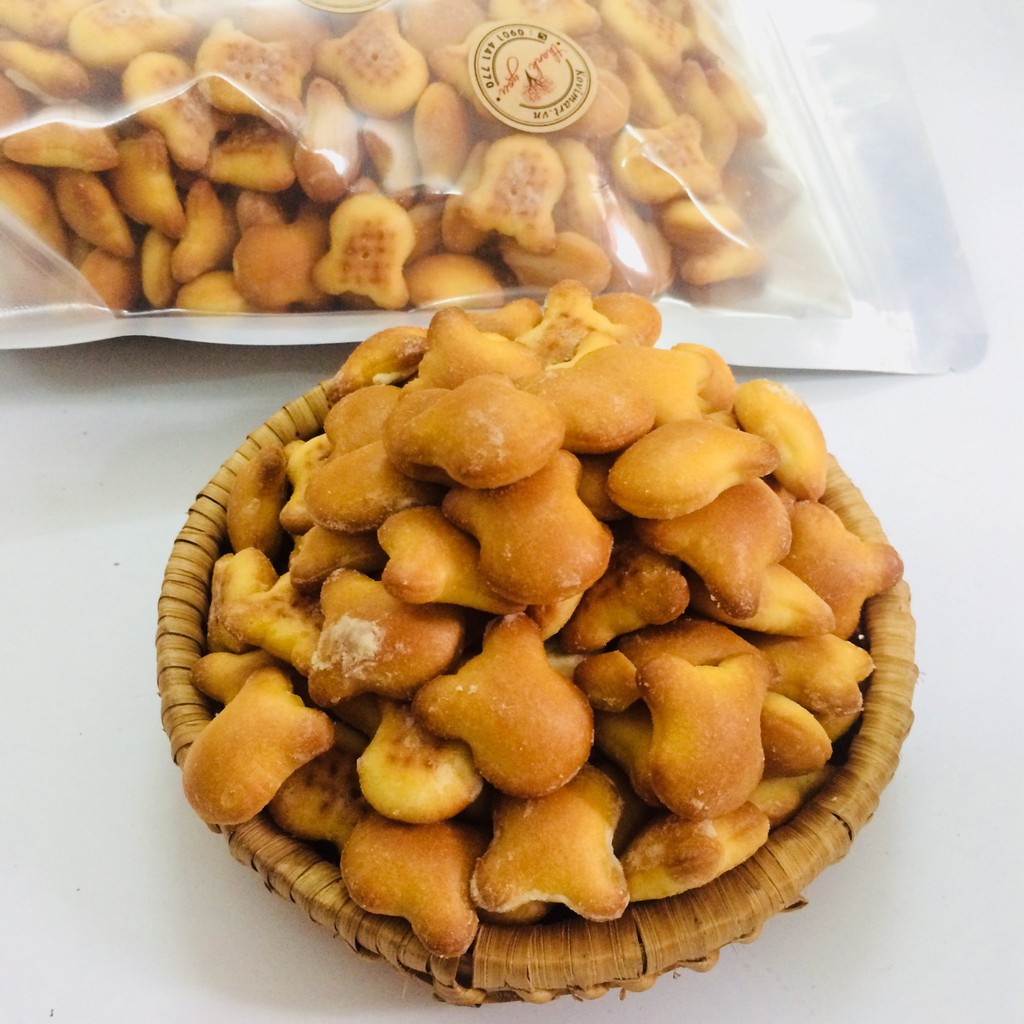 Bánh gấu nhân kem Thiên Hồng loại ngon 500G