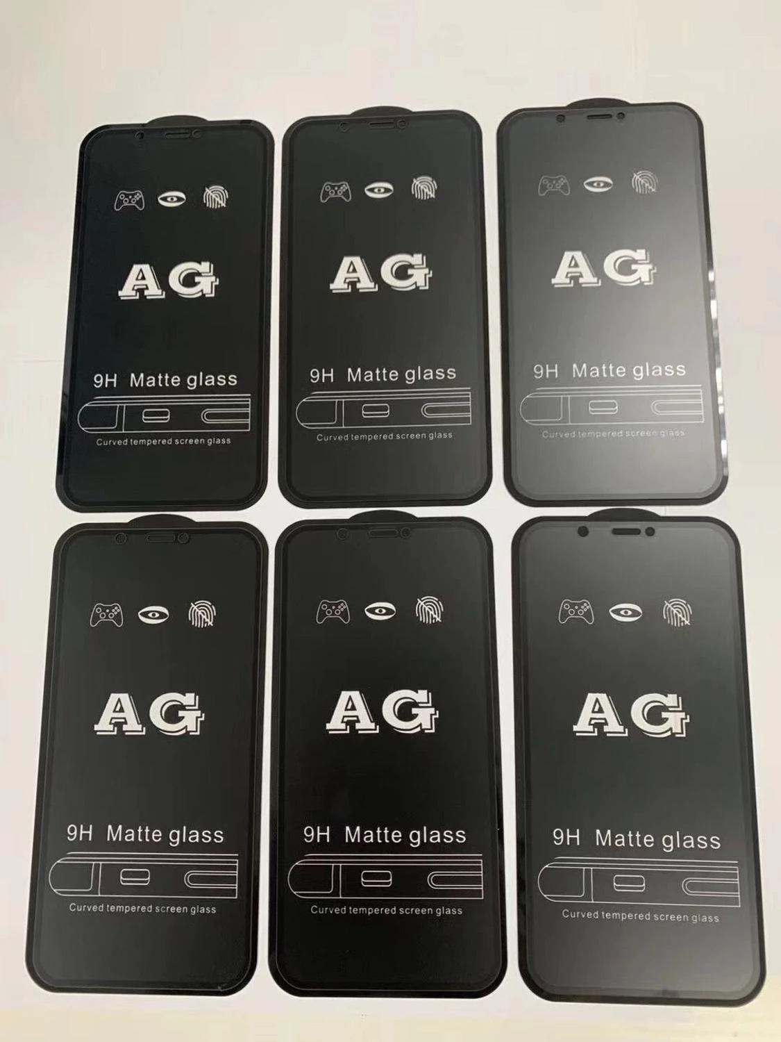 AG Matte Kính Cường Lực Full Màn Chống Vân Tay Mồ Hôi Samsung Galaxy S21 Plus S20 FE Note 10 Lite M51 M31s A11 M11 M21 M31 M30s M21s M12