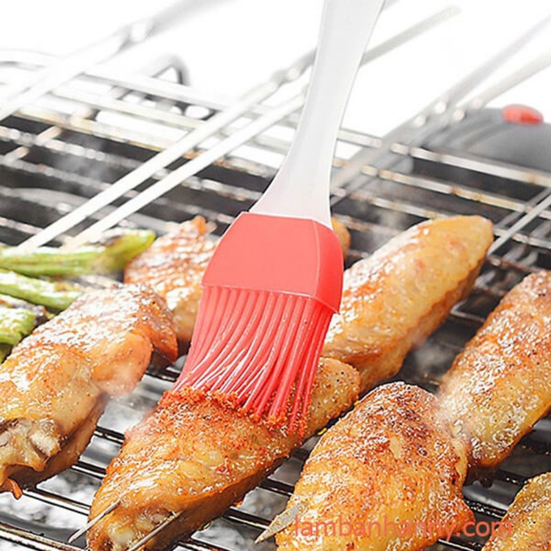 Chổi quét cọ quét silicon nướng đồ ăn BBQ dùng đi du lịch dã ngoại