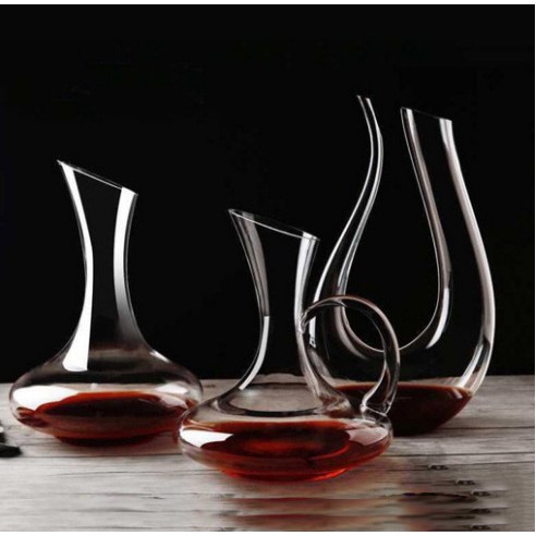 Decanter ,Bình thở rượu vang - Bình rót rượu phong cách hiện đại