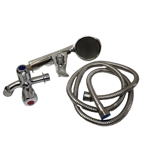 Bộ củ sen tắm tăng áp inox xi