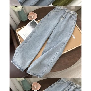 QUẦN JEANS - CẠP CAO - ỐNG RỘNG