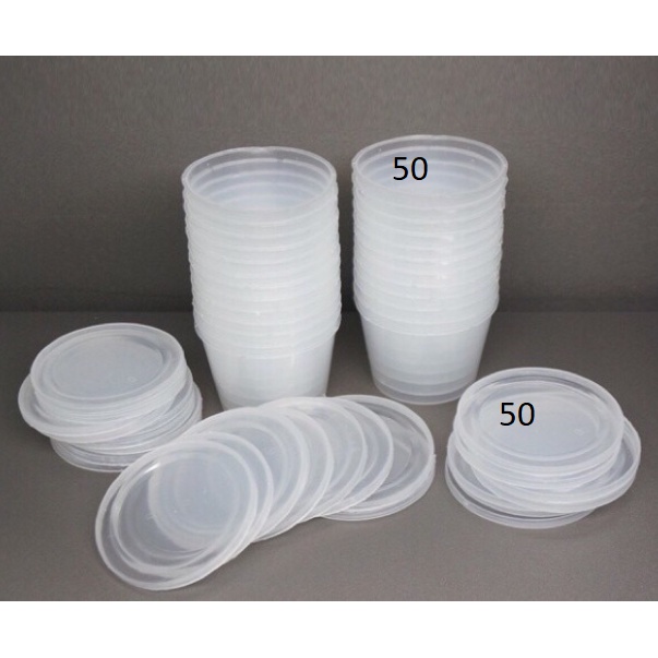50 cốc đựng flan, caramen, sữa chua, bánh da lơn, rau câu, bánh xu xuê