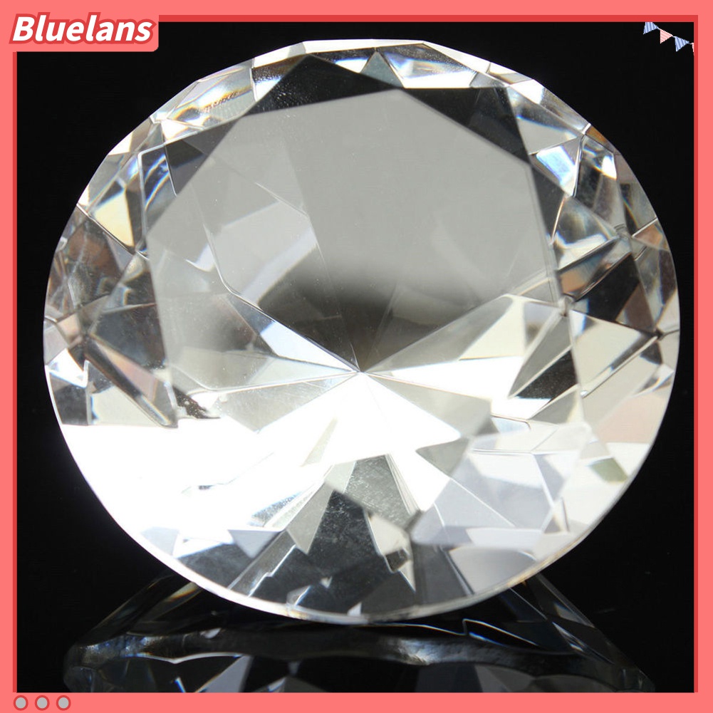 Bluelans♡ Kim Cương Nhân Tạo Khổng Lồ Bằng Kính 40mm