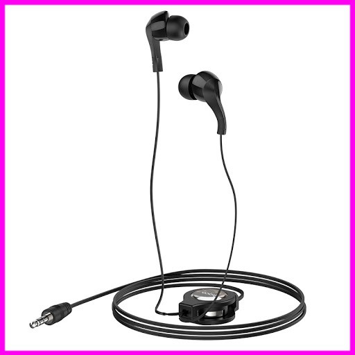 Tai nghe nhét tai dây rút tiện lợi, siêu bass cực mạnh, chuyên nghe nhạc, chơi game Hoco M68  - HÀNG chính Hãng BH6T