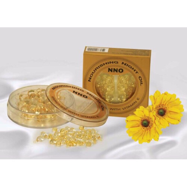 Dầu dưỡng ẩm NNO - vitamin e tự nhiên HỘP 3 VỈ