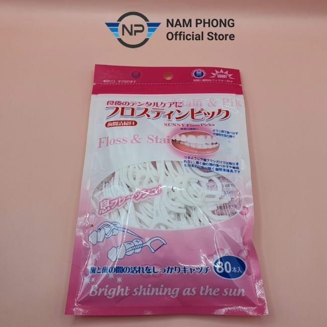 Tăm chỉ nha khoa SUNNY Nhật Bản, sợi nhỏ, siêu dai, chăm sóc vệ sinh răng miệng an toàn - namphong_store