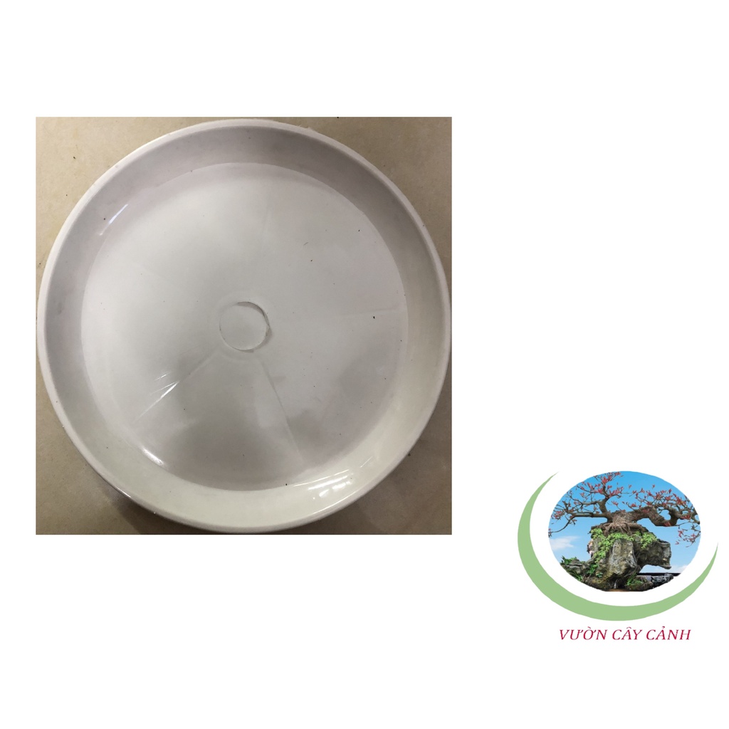 Đĩa lót chậu tròn Phi 24cm - #042D#