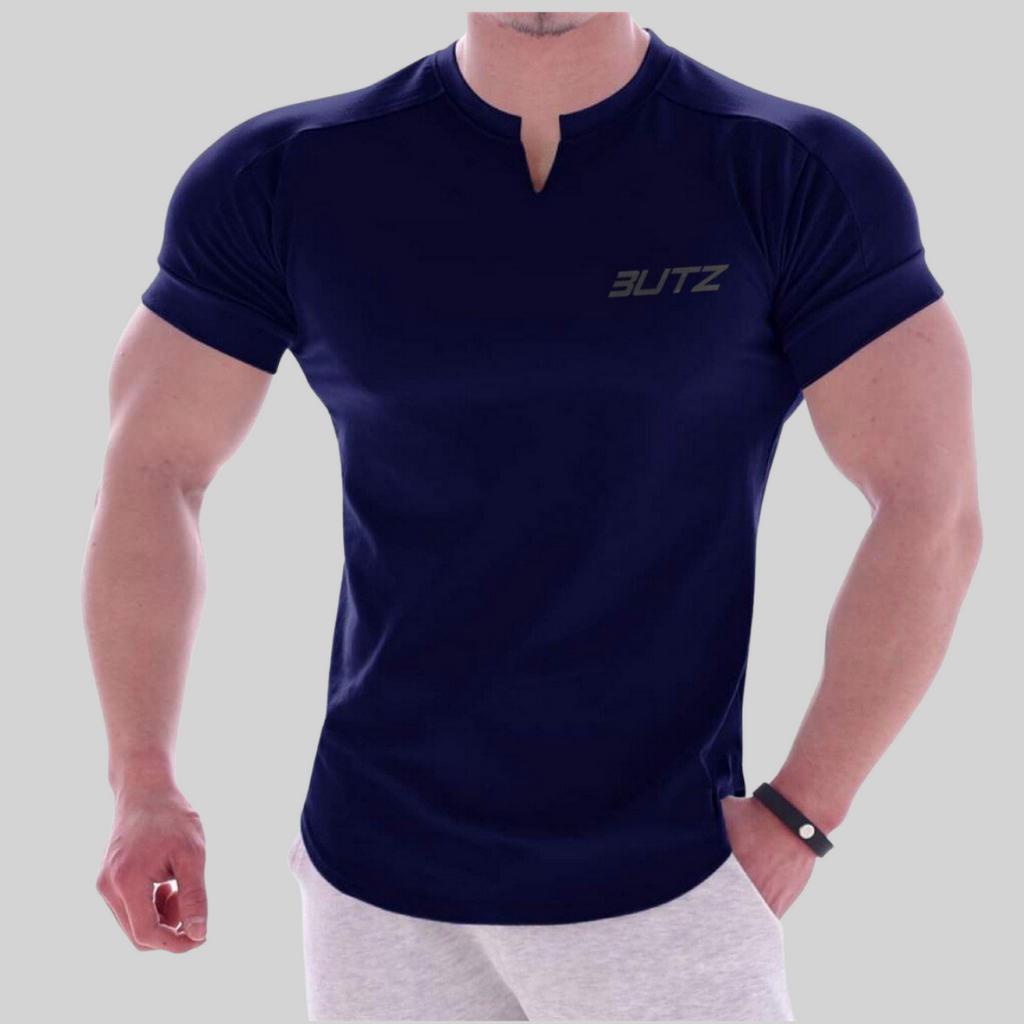 Áo Thun Thể Thao Nam Cổ Xẻ Thời Trang BUTZ