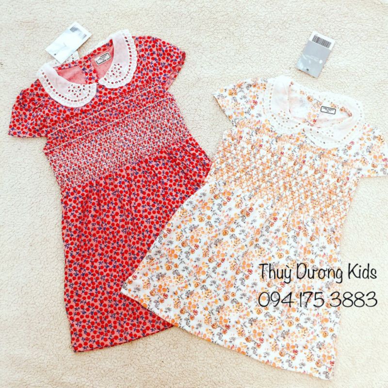 Váy Smock Little maven cho bé gái 18m-7y