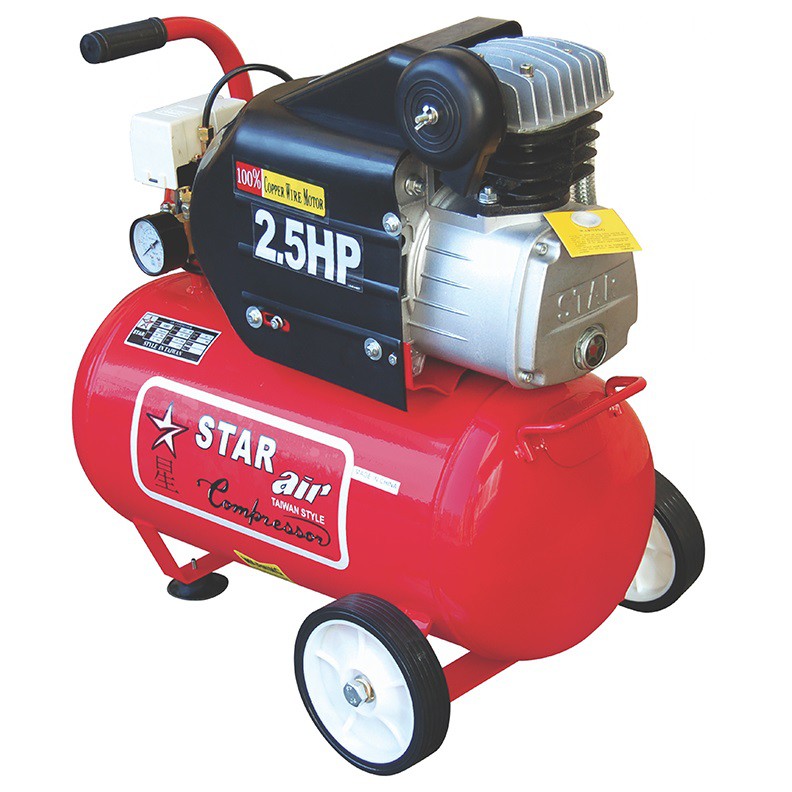 Máy Nén Khí Có Dầu Liền Trục Star 12-ST 2.5HP 24L