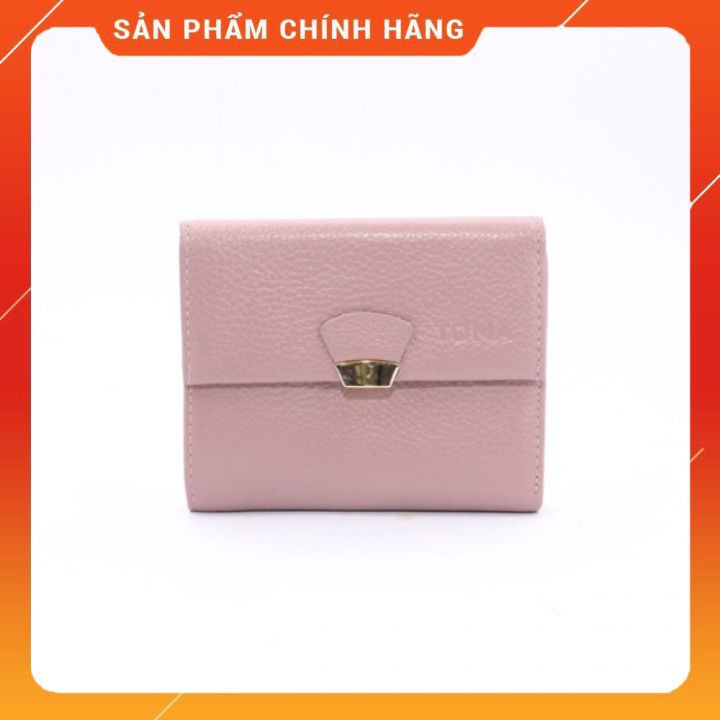 Ví nữ da bò cao cấp siêu mềm chính hãng TOMA | Có VIDEO và hình ảnh thật