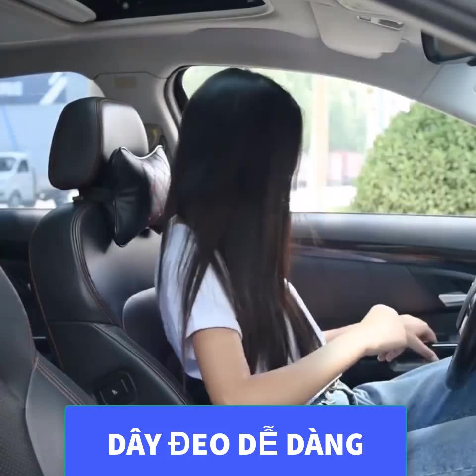 Gối tựa đầu trên xe ô tô, xe hơi chống đau mỏi gáy | BigBuy360 - bigbuy360.vn