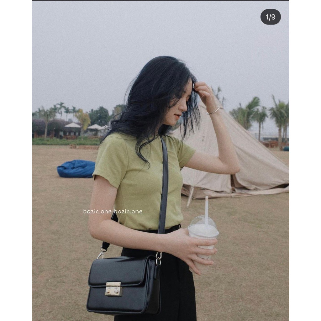 Áo thun ôm trơn 6423 - Freesize