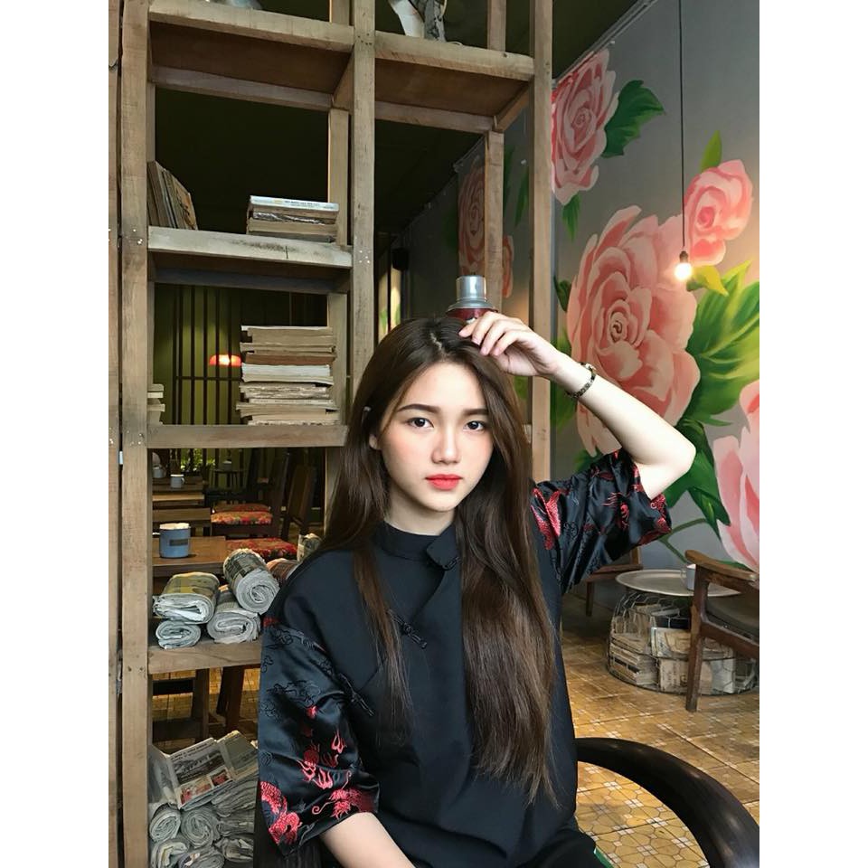 ÁO SHANGHAI PHỐI GẤM
