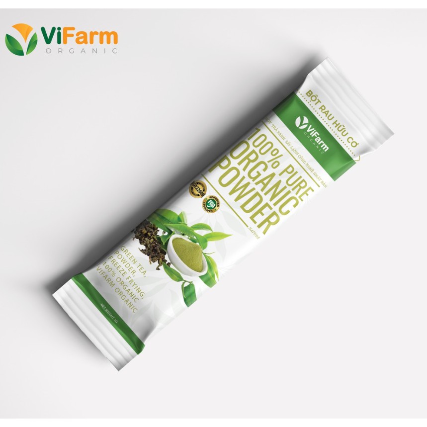 Bột Trà Xanh Matcha Nguyên Chất Sấy Lạnh Công Nghệ Nhật Bản Vifarm