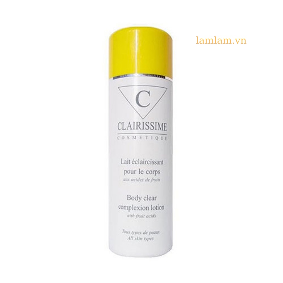 SỮA DƯỠNG THỂ TRẮNG DA CLAIRISSIME - Body Clear Complexion Lotion 500ml