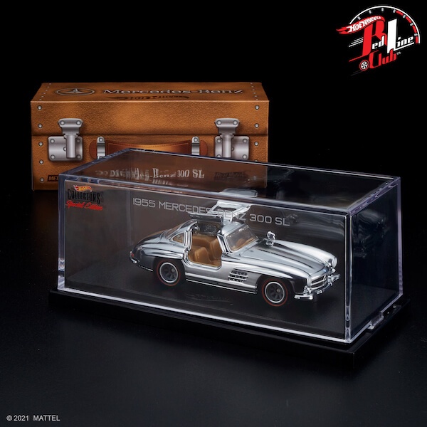 Xe mô hình Hot Wheels ’55 Mercedes-Benz 300 SL RLC Special Editions