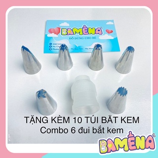 Combo đui bắt kem tạo hình bánh
