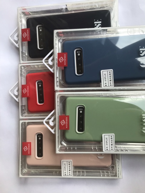 Ốp dẻo màu Galaxy S10 Plus hiệu KT Desing chống bám bẩn