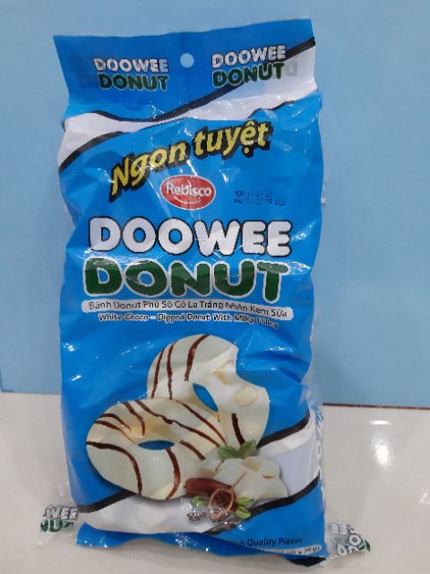 BÁNH DOOWEE DONUT I 4 HƯƠNG VỊ (DÂU, TRỨNG SỮA, SOCOLA, MỨT CAM) I 12 Cái / Bịch - ĐẠI LÝ PHÂN PHỐI