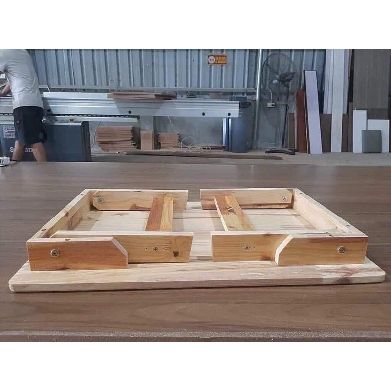 BÀN GỖ XẾP CHÂN THANG G60x40CM SIÊU ĐẸP CHẮC CHẮN - BÀN HỌC GỖ GẤP GỌN | BigBuy360 - bigbuy360.vn