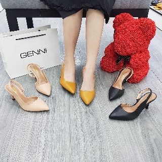 Giày Slingback trơn 5P GE298 - Genni