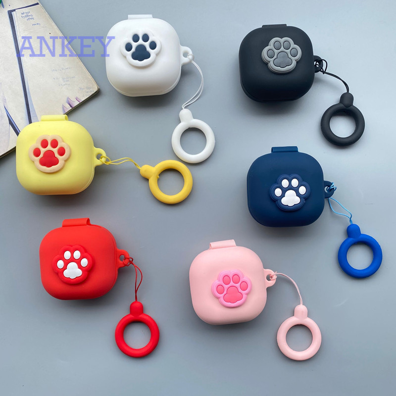 Samsung Galaxy Buds Live / Buds Pro / Buds 2 Case Ốp Lưng Hình Mèo Có Móc Treo Cho Điện Thoại Samsung Buds Live / Buds + / Buds Plus / Air2 Se