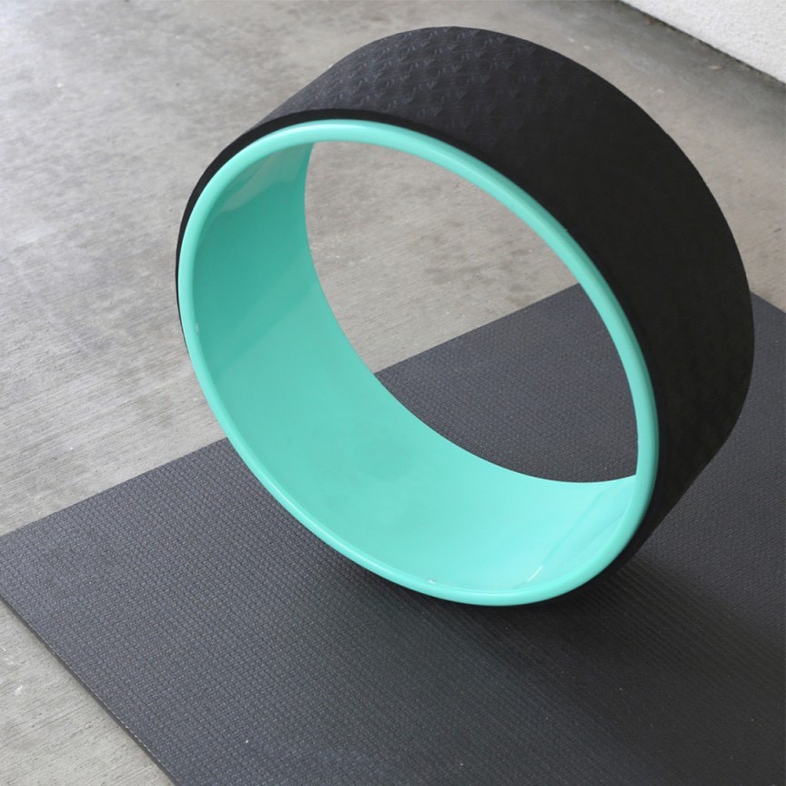 Vòng tập yoga, vòng yoga khung ABS bọc cao su kích thước 33cm - Yoga Wheel