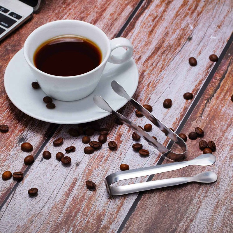 Bộ 6 Kẹp Gắp Đường Mini Bằng Thép Không Gỉ