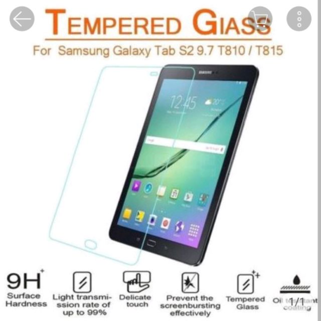 Kính cường lực chống vỡ cho tab s2 9.7 T815