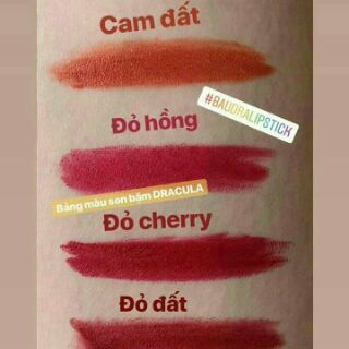 SON KEM VÀ SON BẶM DRACULA LIPSTICK