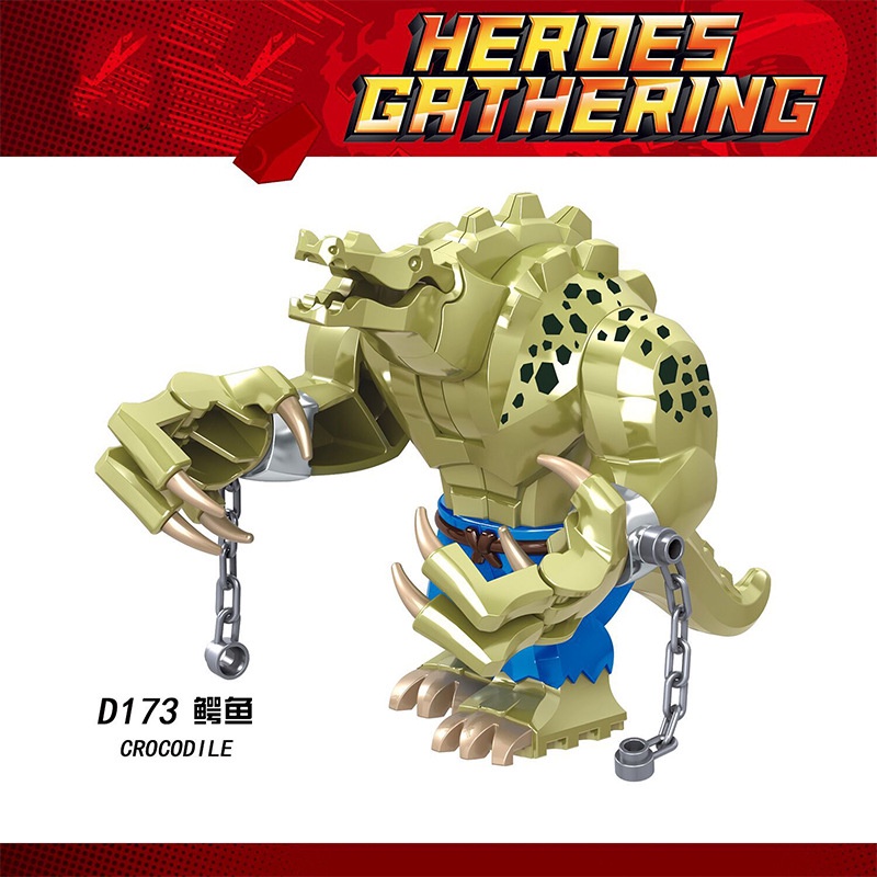Mô Hình Lego Minifigures D173 Marvel Series Big Man Độc Đáo