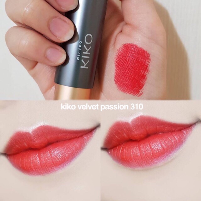 Son lì Kiko Velvet Passion Matte (Authentic) 309-310-311-316-330