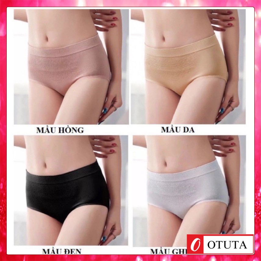 Quần Lót Cạp Cao Gen Bụng Nâng Mông Kháng Khuẩn Hàng ất Nhật (45-60kg) giá tốt -OTUTA