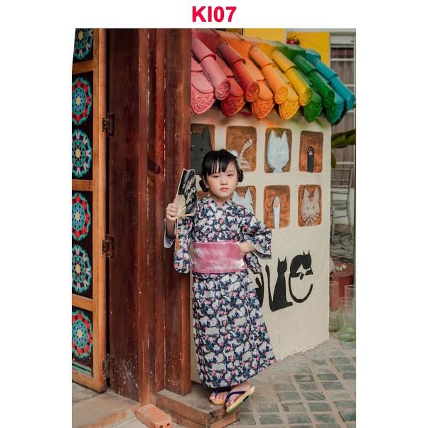 Kimono Cách Tân Cho Bé (100% cotton Hàn)