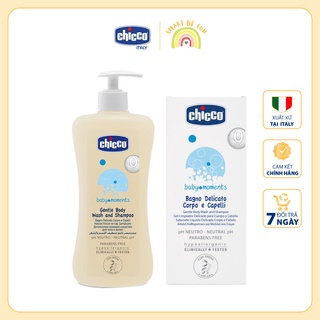 Sữa tắm gội cho bé Chicco chiết xuất Yến mạch 0M+ 200ml/500ml