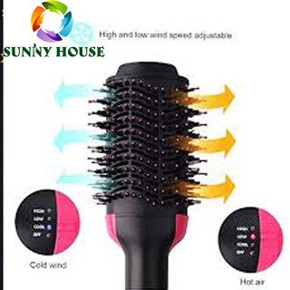 Lược sấy tóc đa năng, lược sấy tóc xoay 360 độ [Bh 12 tháng] .