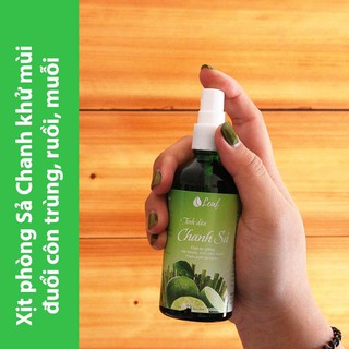 Tinh dầu xịt phòng sả chanh 100ml Leaf