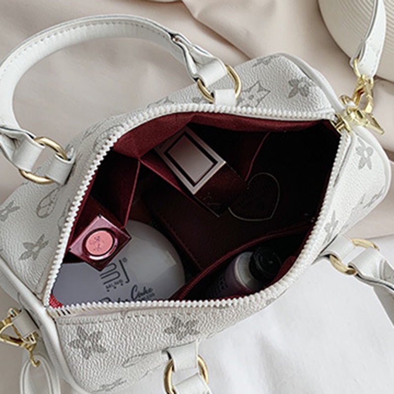 Túi đeo chéo mini da pu phong cách retro cho nữ