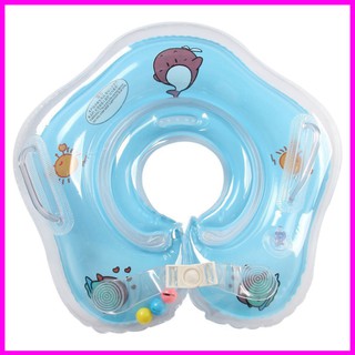 Phao Bơi Kẹp Cổ Cho Bé Tự Thổi l Phao Bơi Trẻ Em Cao Cấp, Họa Tiết Đáng Yêu, Nổi Bật, Giữ Cổ Cho Bé An Toàn